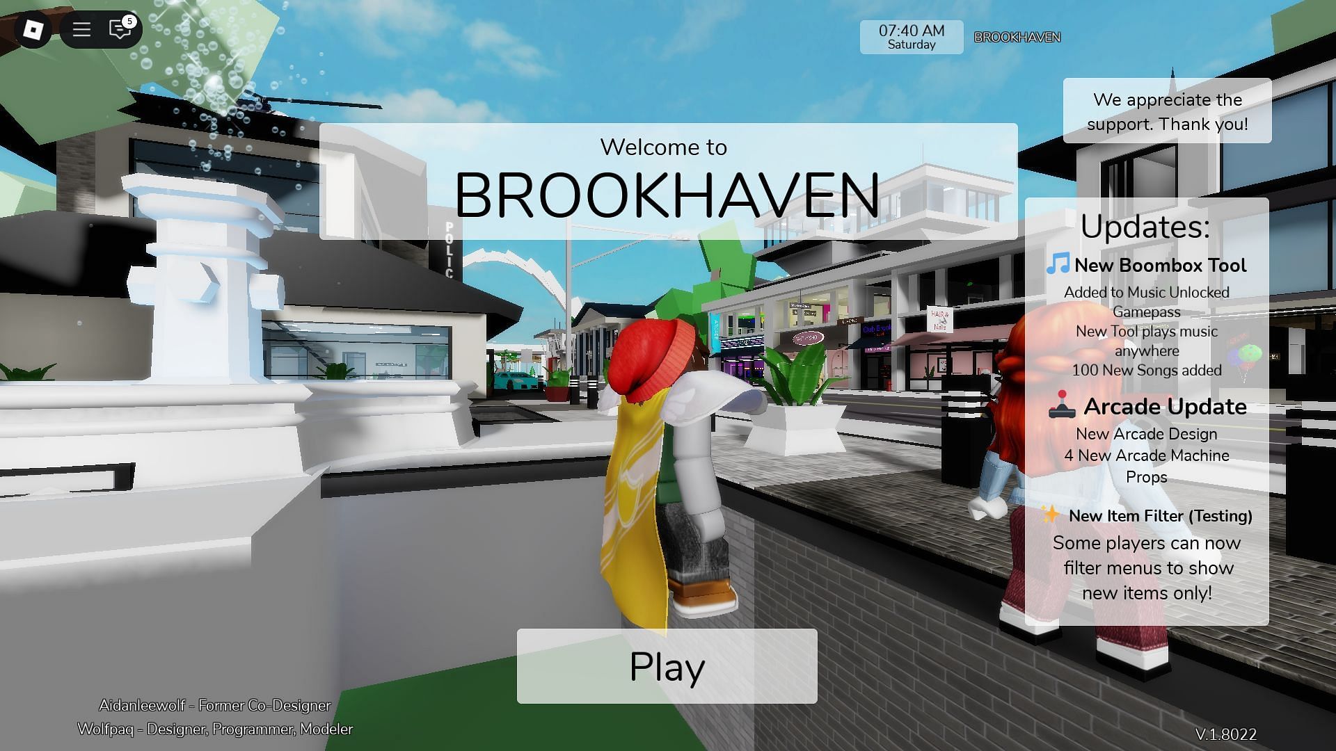 In-game titles (Image via Roblox)